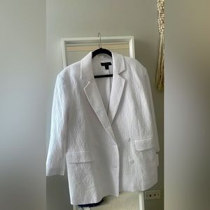 Halogen white blazer